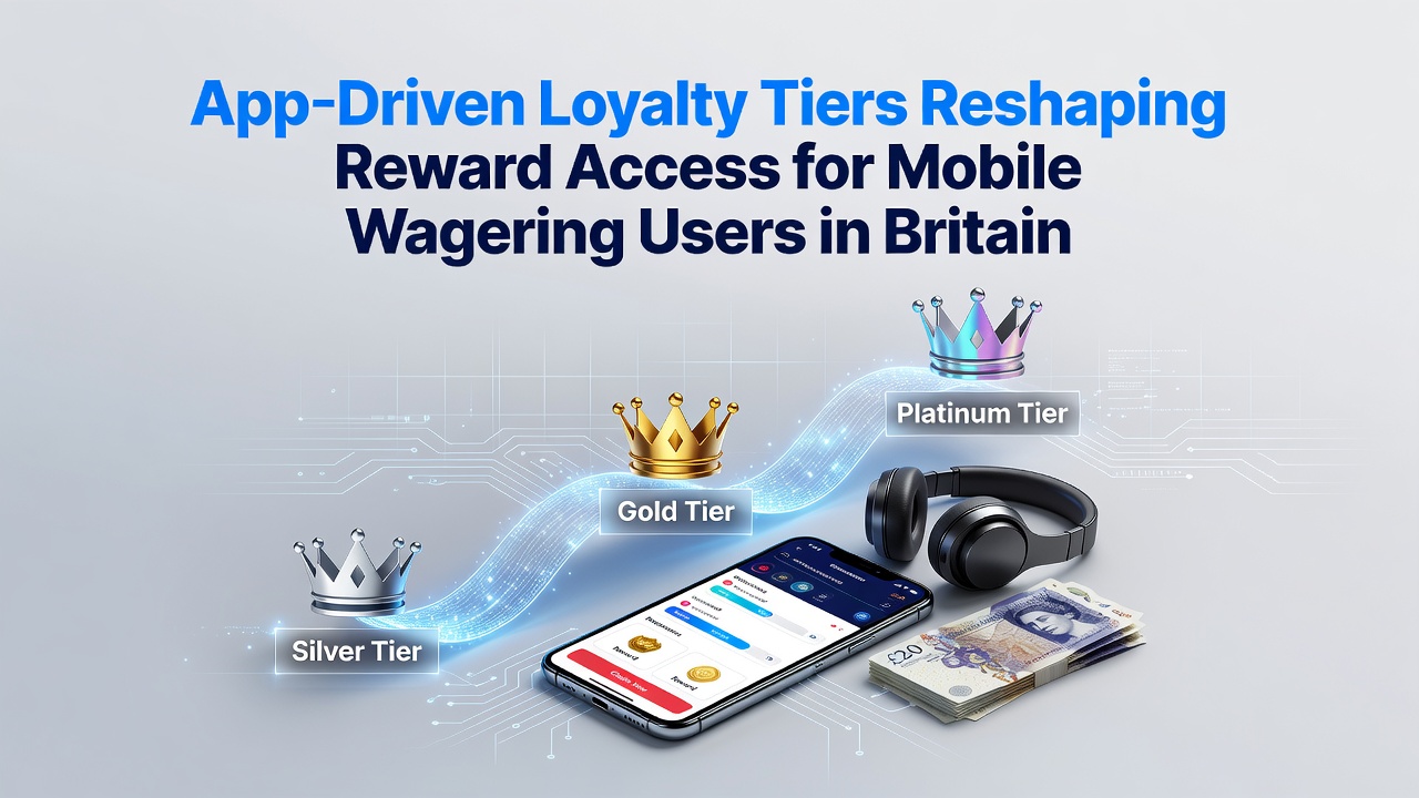 Mobile app interface displaying loyalty tier progression for British wagering users