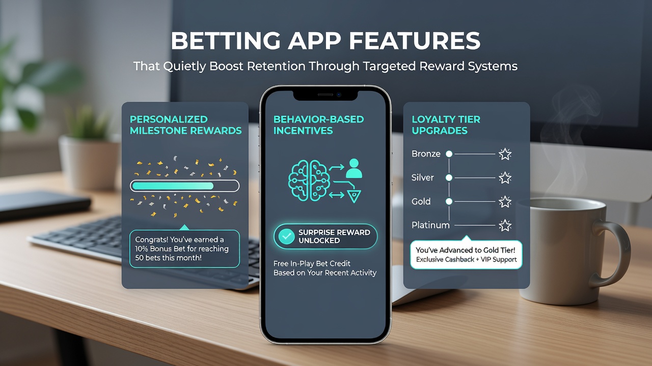 Mobile screen showing streak progress and milestone completion notifications in a betting application