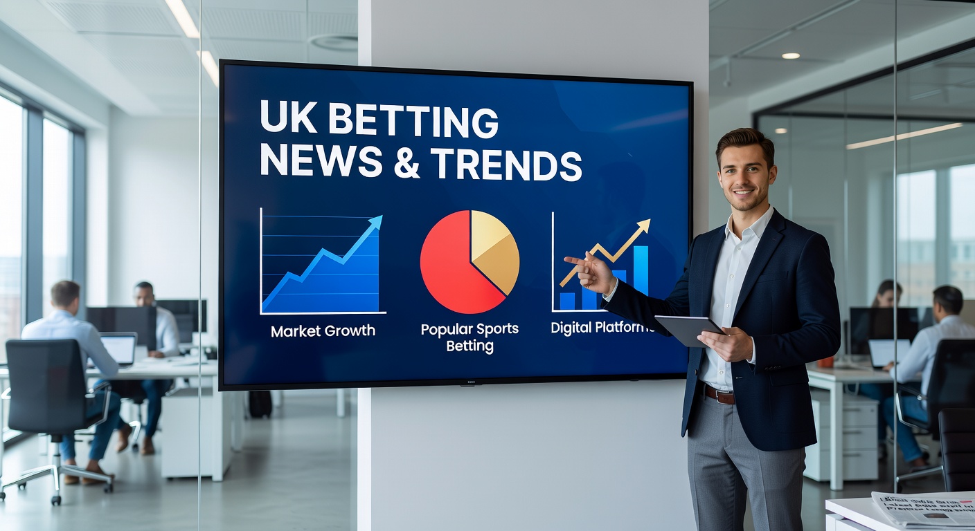Digital illustration of UK gambling regulations transforming the industry landscape with tax symbols and regulatory icons