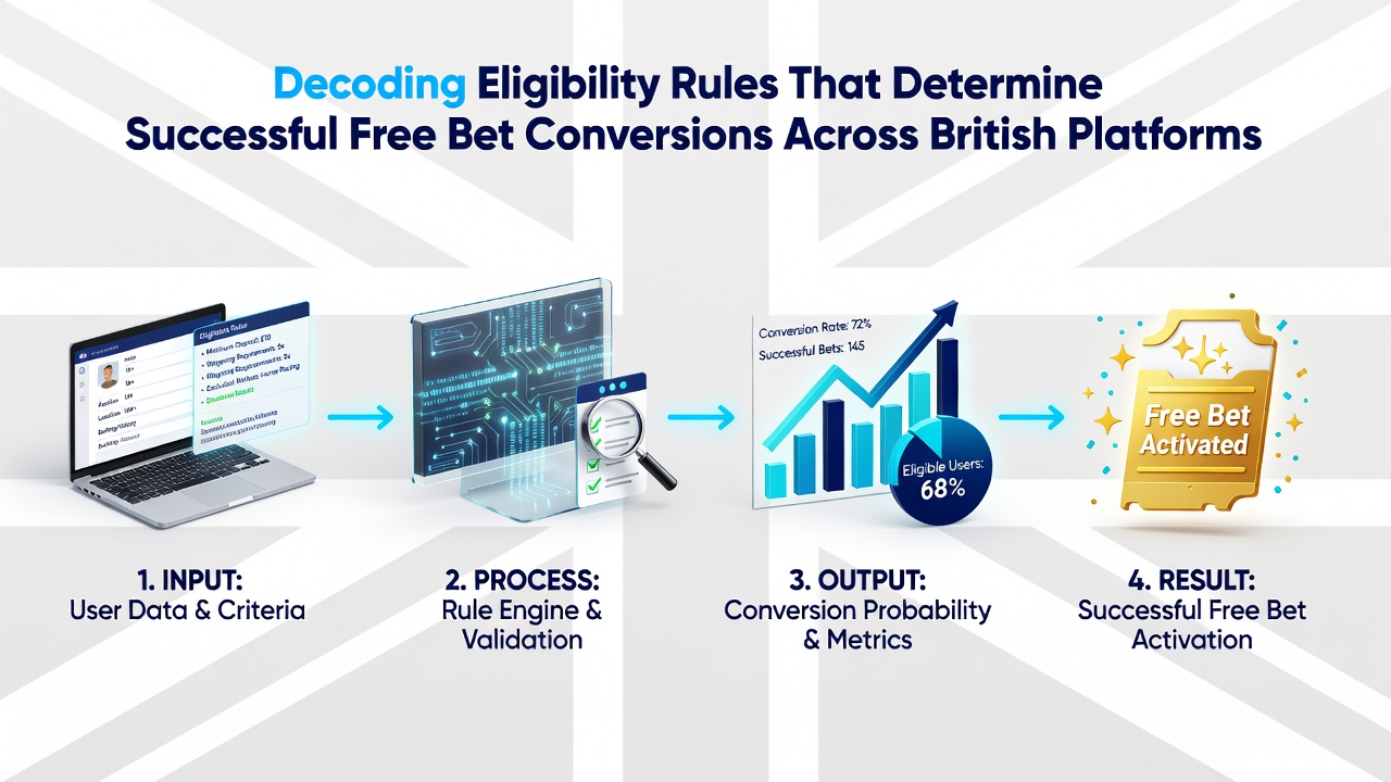 Detailed breakdown of conversion steps and platform differences for UK free bets