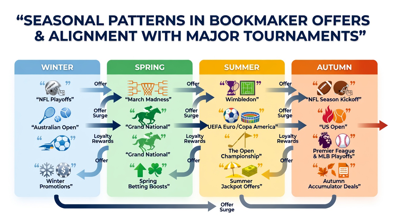 Seasonal betting promotions aligned with tennis and cricket tournaments
