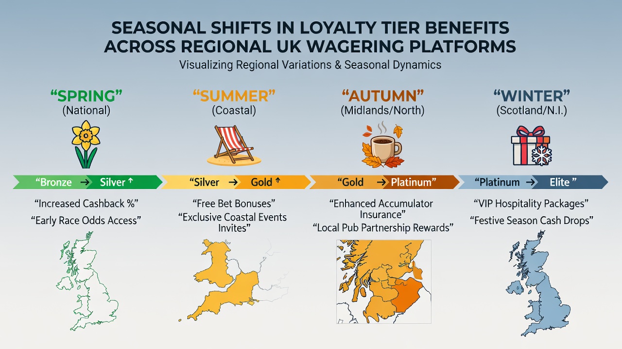 Comparison charts showing loyalty tier benefit changes across UK regions in 2026