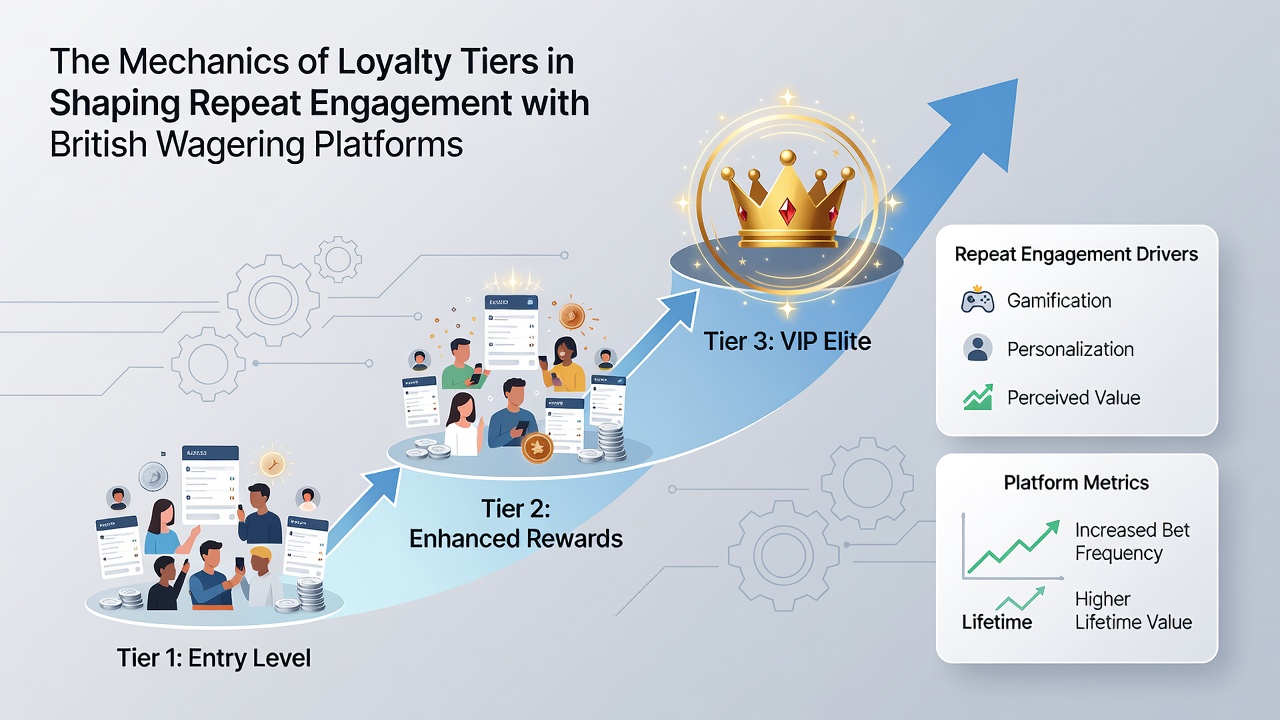 Infographic showing tier benefits comparison across different loyalty levels on wagering platforms